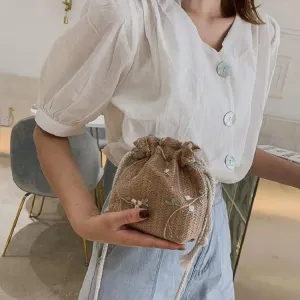 Stylish Woven Straw Shoulder Bags for Women