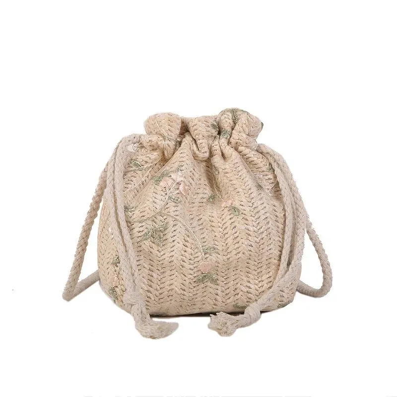 Stylish Woven Straw Shoulder Bags for Women