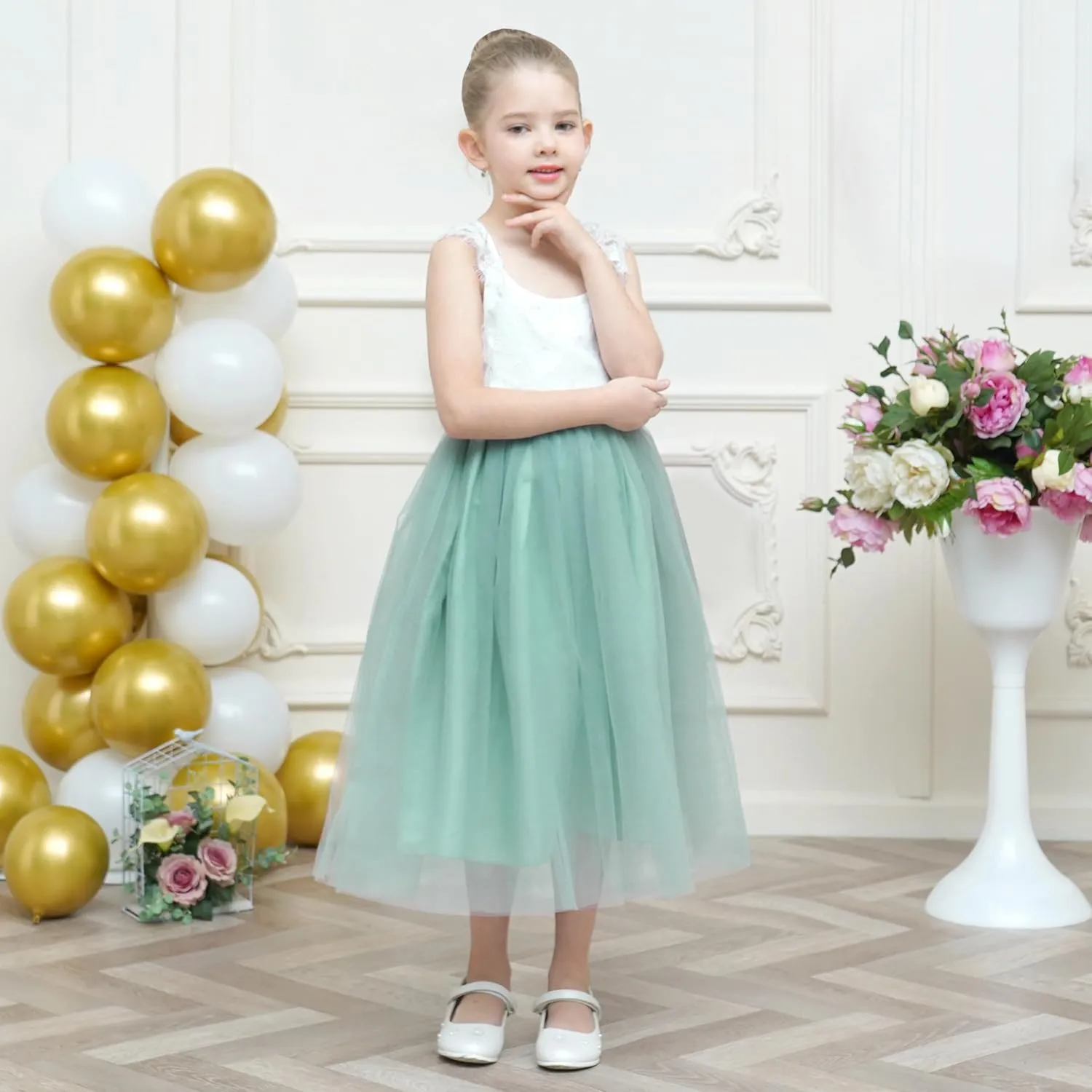 Sunny Fashion Girls Dress Purple Lace Tulle Sleeveless Hollow Back Party Pageant