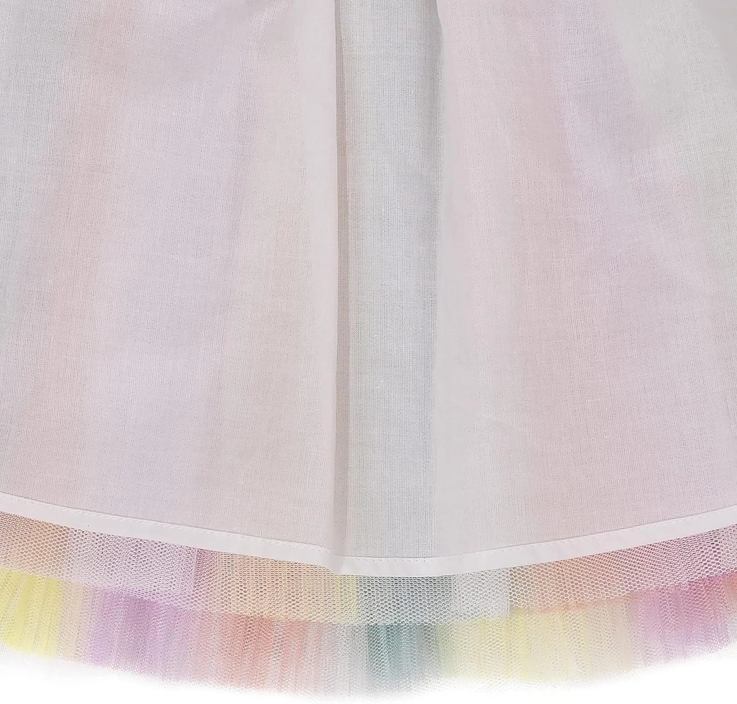 Sunny Fashion Girls Skirt Tutu Rainbow Multicolor Ballet Dancing Party Size 2-10