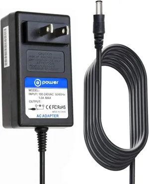 T-Power 24V 6.6 Feet Cable Ac Adapter for Magnetic Stripe Card Encoder Msr609 Msr705 Msr805 Msr900 Msr606 Msr605 Msr206 Msr-9 Msr905 Msr905h Msre206 Reader Writer Swipe Credit HASF2402500