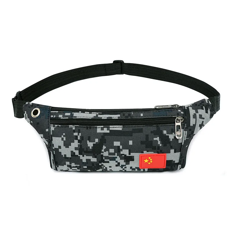 Tactics Mobile Camouflage Running Waterproof Oxford Men's Waist Packs