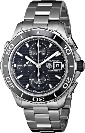TAG Heuer Men's CAK2110.BA0833 Aqua Racer 500 Automatic Stainless Steel Bracelet Watch