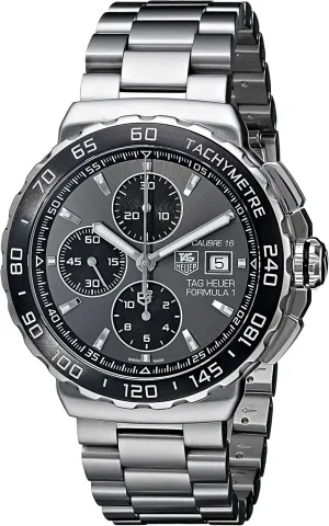 TAG Heuer Men's THCAU2010BA0874 Formula 1 Analog Display Swiss Automatic Silver Watch