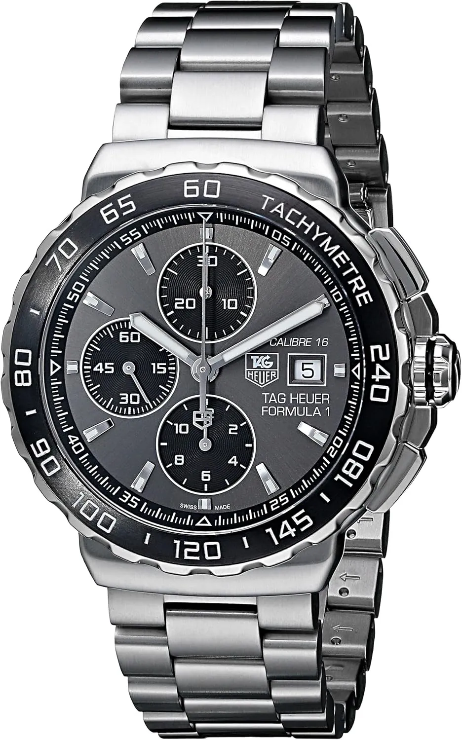 TAG Heuer Men's THCAU2010BA0874 Formula 1 Analog Display Swiss Automatic Silver Watch