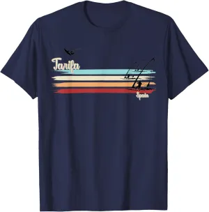 Tarifa Spain Windsurfing Retro racing windsurfer T-Shirt