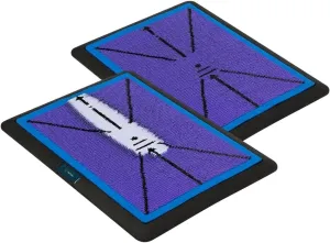 TeeTime Golf Practice Mat - Patent Pending - Instant Swing Path Feedback - Indoor-Outdoor with Carry Clip