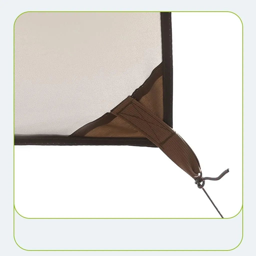 Tent Tarp Camping Tarps Lightweight Waterproof Rectangle Shelter Outdoor Tent Awning Canopy Tent Tarp (Size : 4.38 * 2.92m)