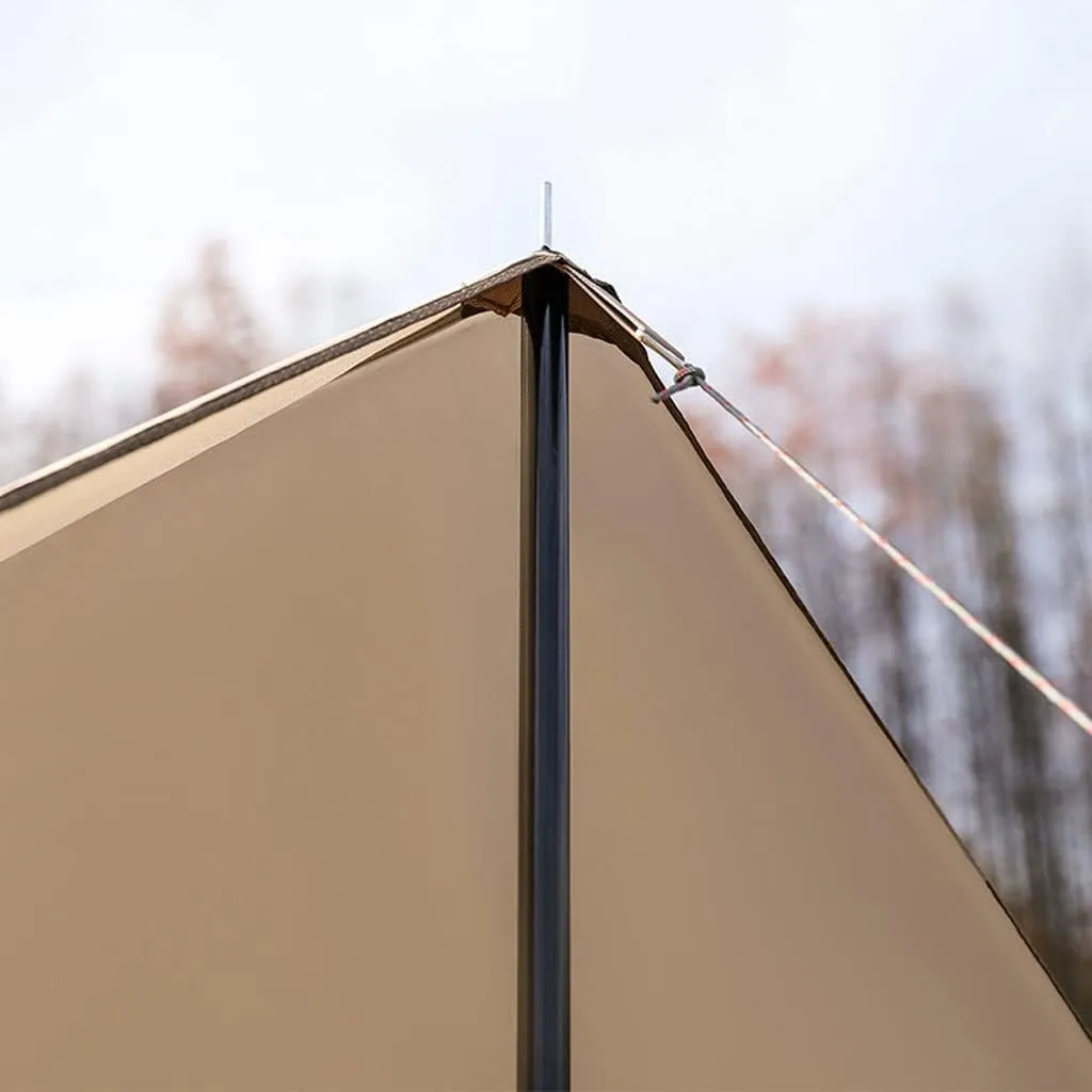 Tent Tarp Camping Tarps Lightweight Waterproof Rectangle Shelter Outdoor Tent Awning Canopy Tent Tarp (Size : 4.38 * 2.92m)