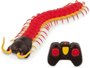 Terra by Battat – Remote Control Centipede Toy for Kids – RC Giant Scolopendra with LED Eyes – Electronic Arthropod Animal & Fast Moving Legs – 6 Years  