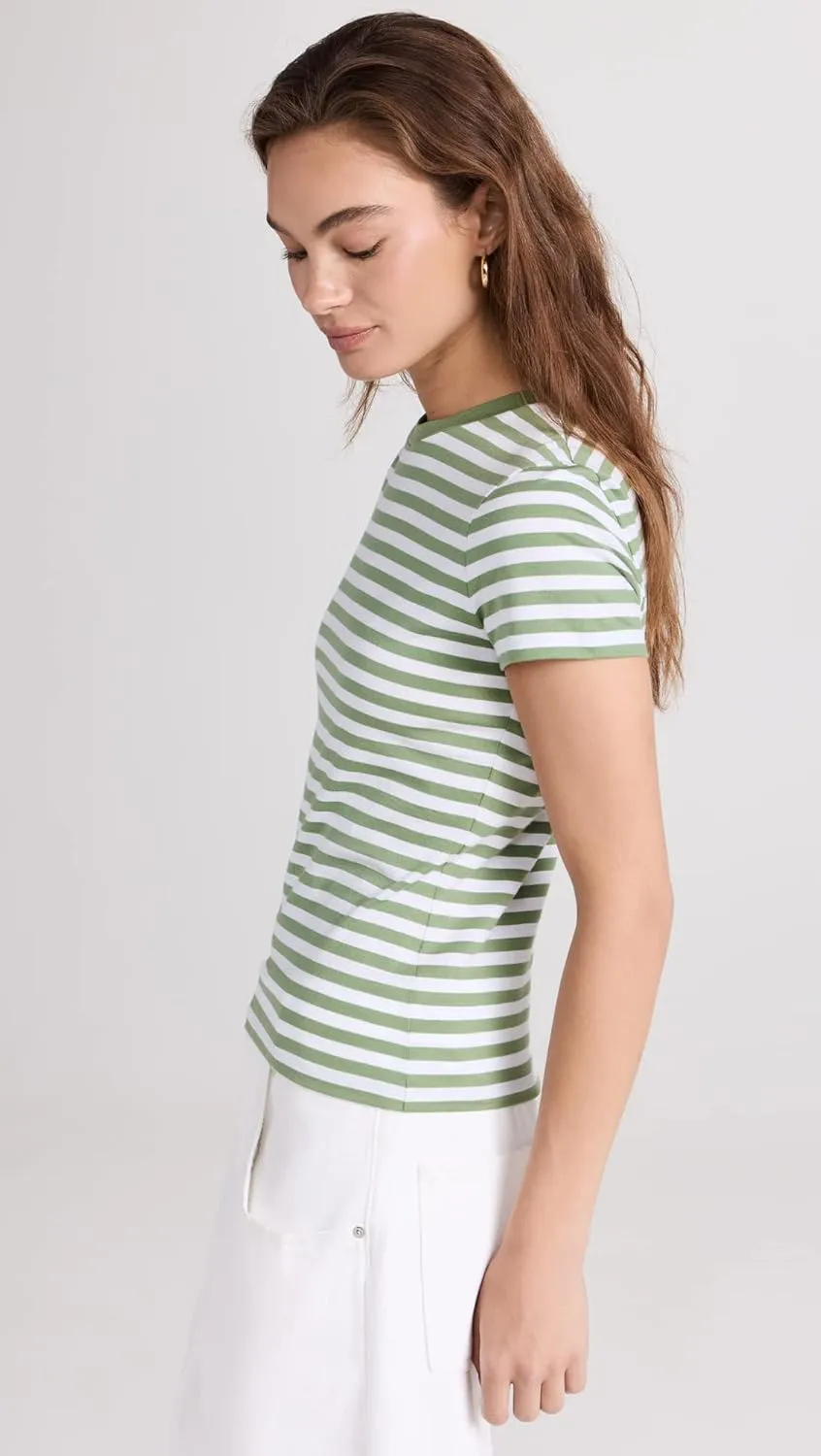 Theory Women's Stripe Tiny Tee