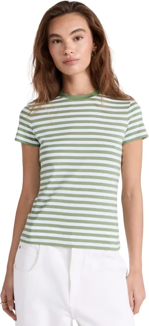 Theory Women's Stripe Tiny Tee
