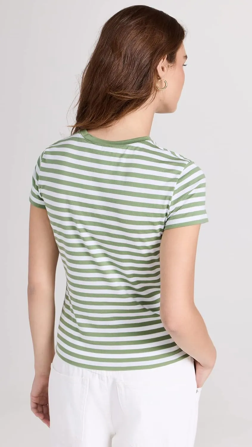 Theory Women's Stripe Tiny Tee