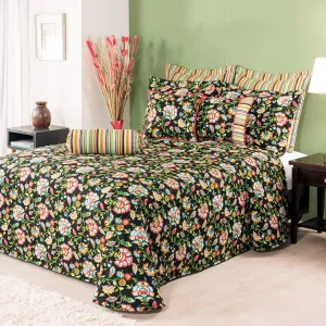 Thomasville At Home Cambridge Noir Bedspreads, Cal-King 118" Long x 114" Wide, Single Cotton Bedspread (1), Bedroom