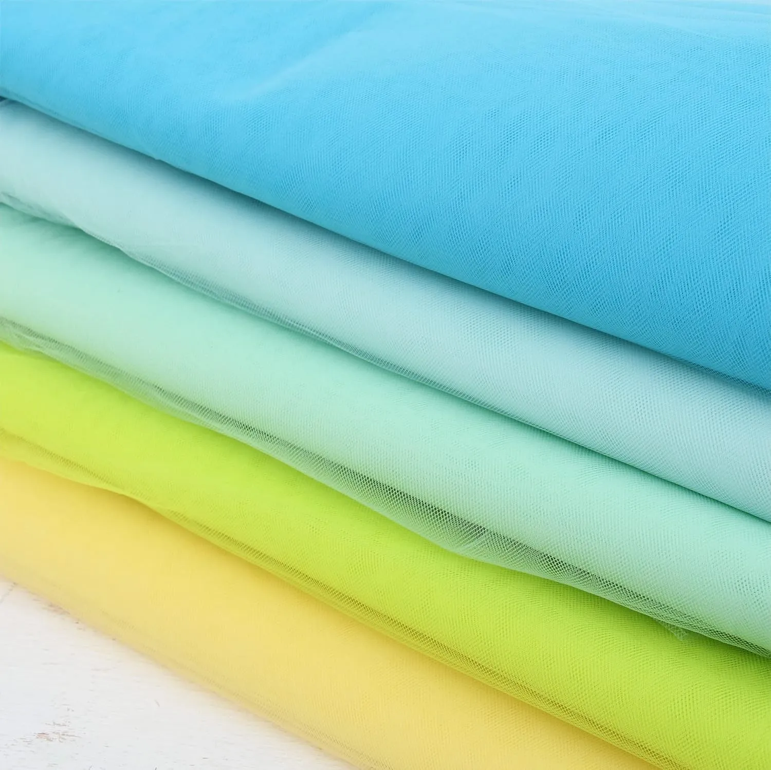 Threadart Premium Soft Tulle Bolt - 54" by 20 Yards (60 ft) Fabric - For Wedding, Parties, Costumes, and Decoration - Aqua