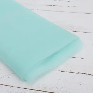 Threadart Premium Soft Tulle Bolt - 54" by 20 Yards (60 ft) Fabric - For Wedding, Parties, Costumes, and Decoration - Aqua