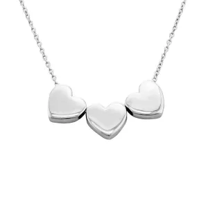Three Dimensional Heart Necklace
