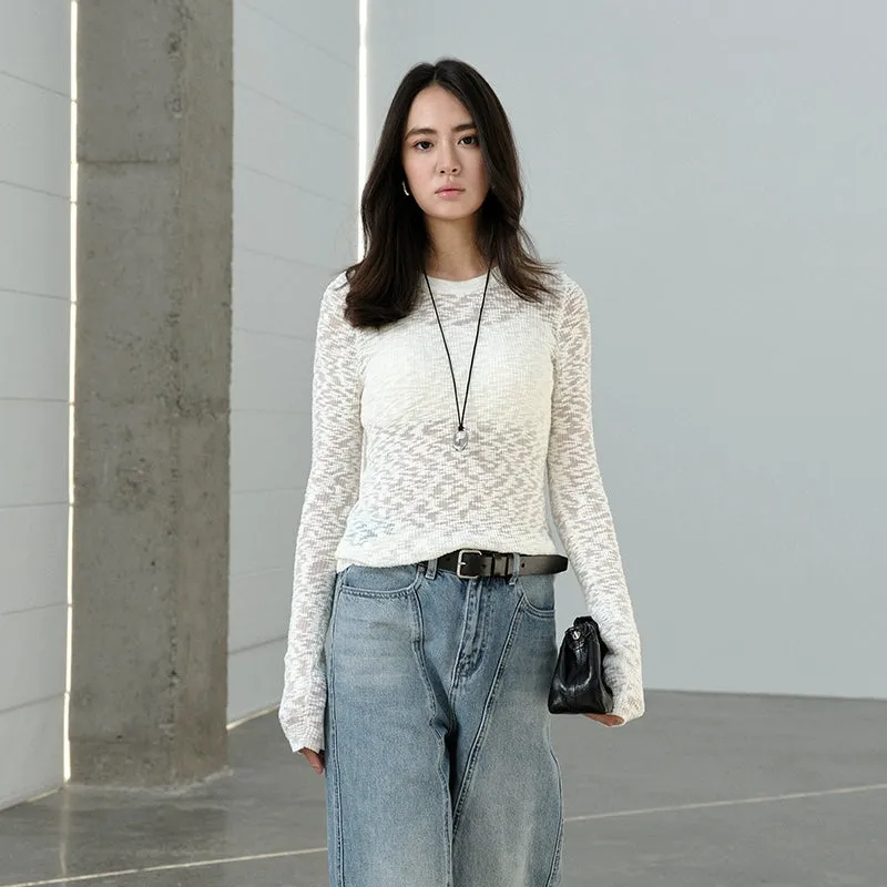 Three-Dimensional Lace Top