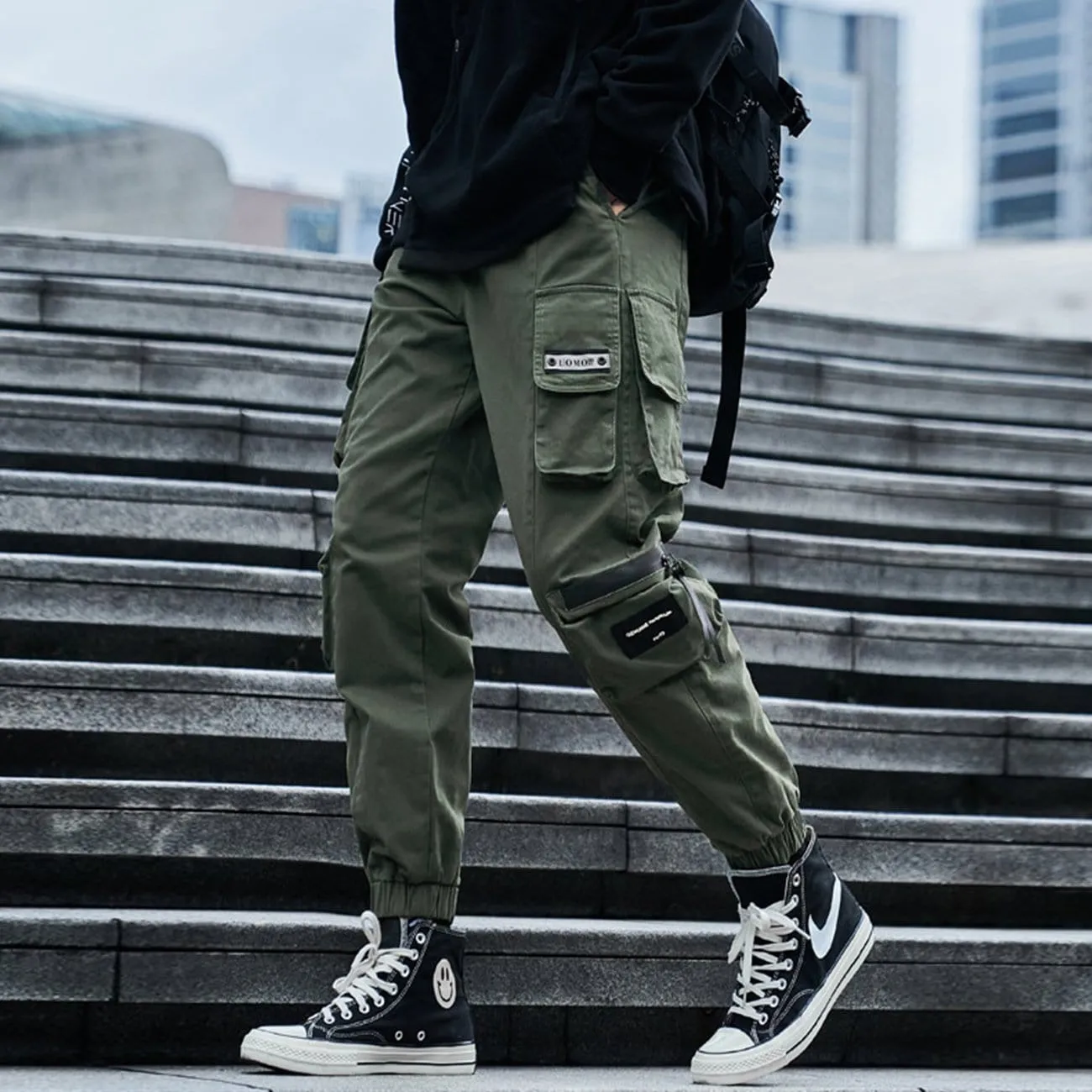 Three-Dimensional Pocket Cargo Pants
