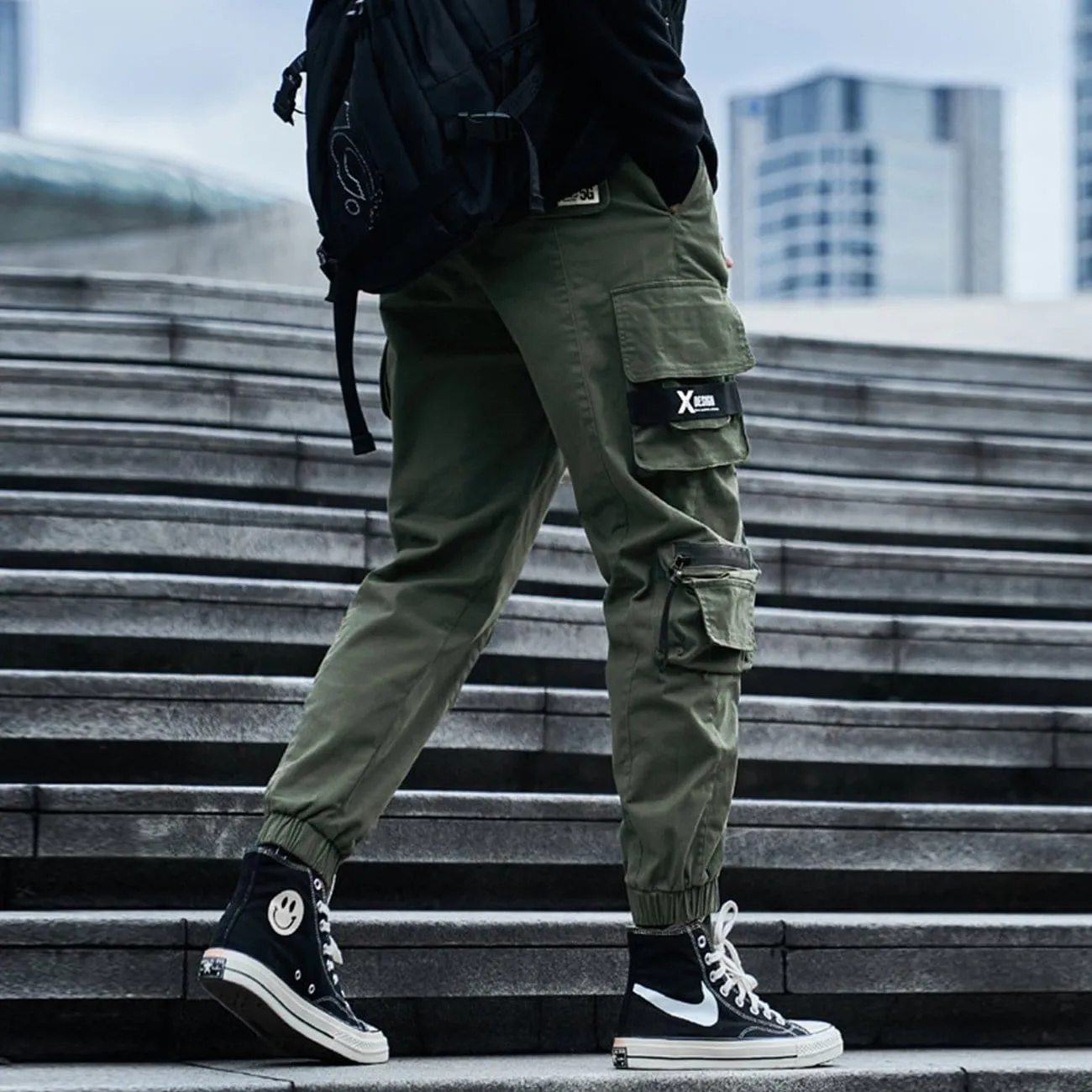 Three-Dimensional Pocket Cargo Pants