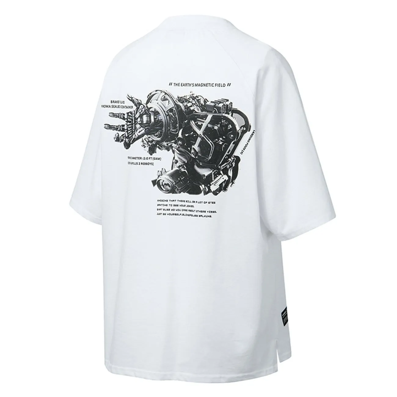 Three-dimensional Tech Graphic Tee