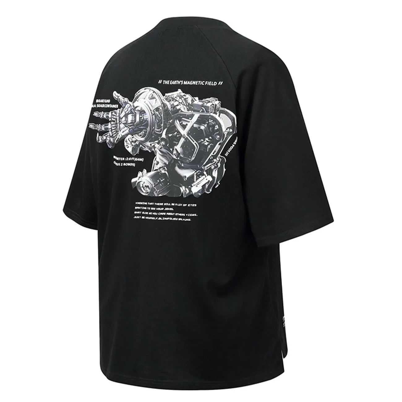Three-dimensional Tech Graphic Tee