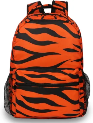 Tiger Backpack Cartoon Animal Tiger Bookbag Children Backpack 17 Inch