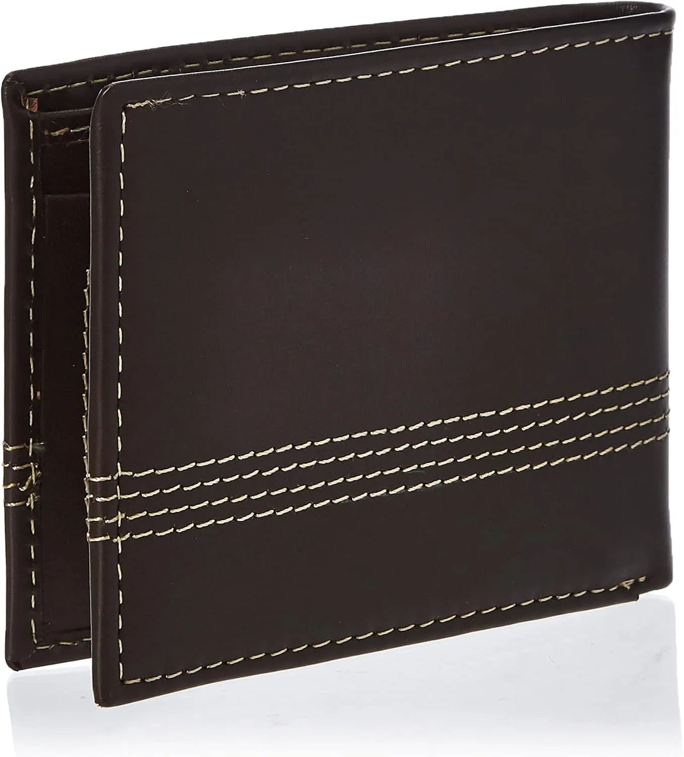 Timberland Men's Leather Slimfold Wallet with Matching Fob Gift Set