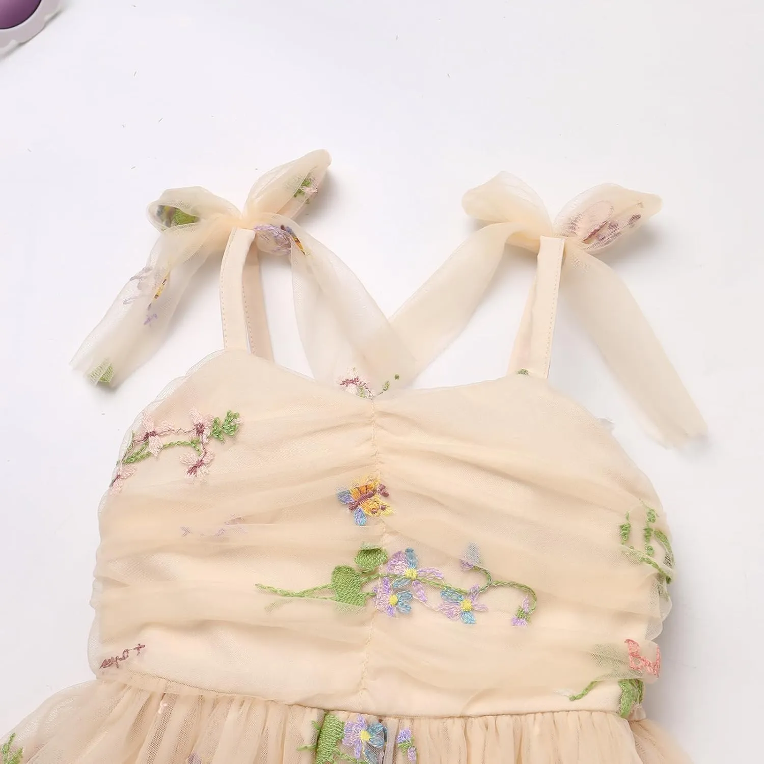 Toddler Baby Tutu Dress Sleeveless Tulle Dress First Birthday Cake Smash Pageant Clothes for Photo Shoot