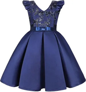 Toddler Girls Dress Cotton Linen Ruffle Backless Sleeveless Kids Casual Party Dresses Summer Beach Sundress Clothes