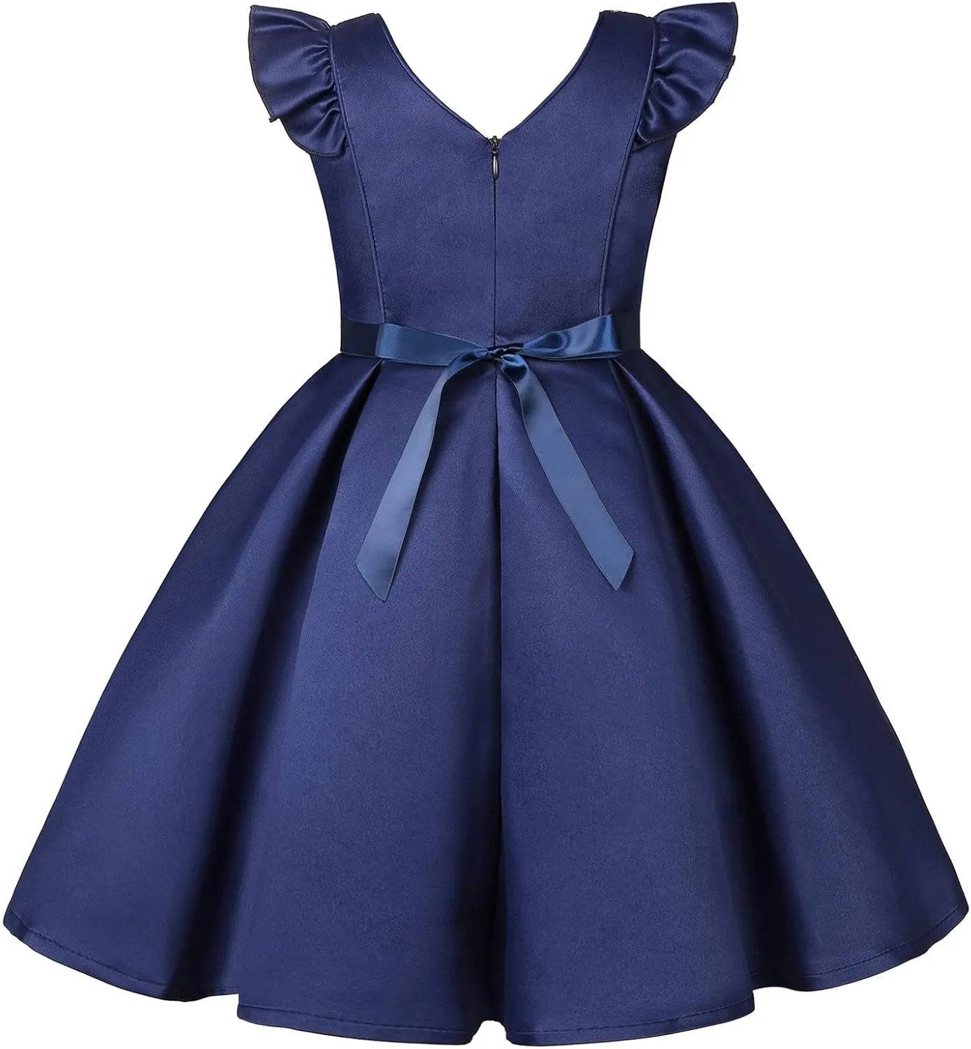 Toddler Girls Dress Cotton Linen Ruffle Backless Sleeveless Kids Casual Party Dresses Summer Beach Sundress Clothes