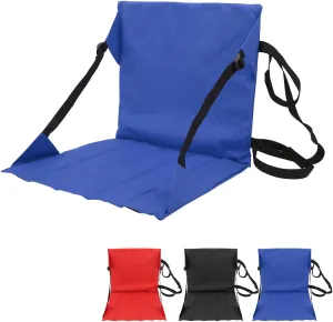 Topyond Portable Oxford Folding Stadium Chair, Suitable for Camping and Picnic Lightweight Padded Chair for Sporting Events and Outdoor Concerts