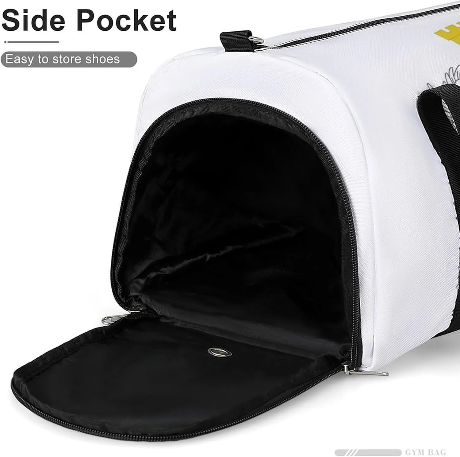 Travel Duffel with Saint Barthelemy Flag Shoe Compartment Gym Bag Waterproof Weekender for Yoga