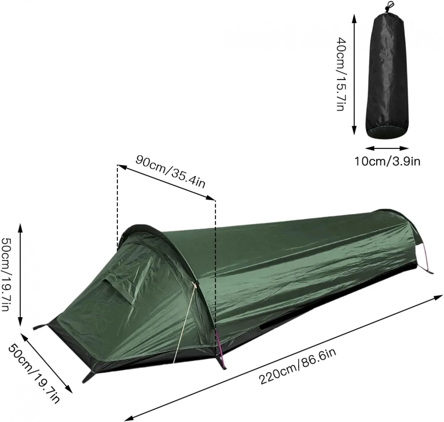 Travel Tent Ultralight Camping Tent Compact Outdoor Tent Sleeping Bag Waterproof Sleeping Bag Tent