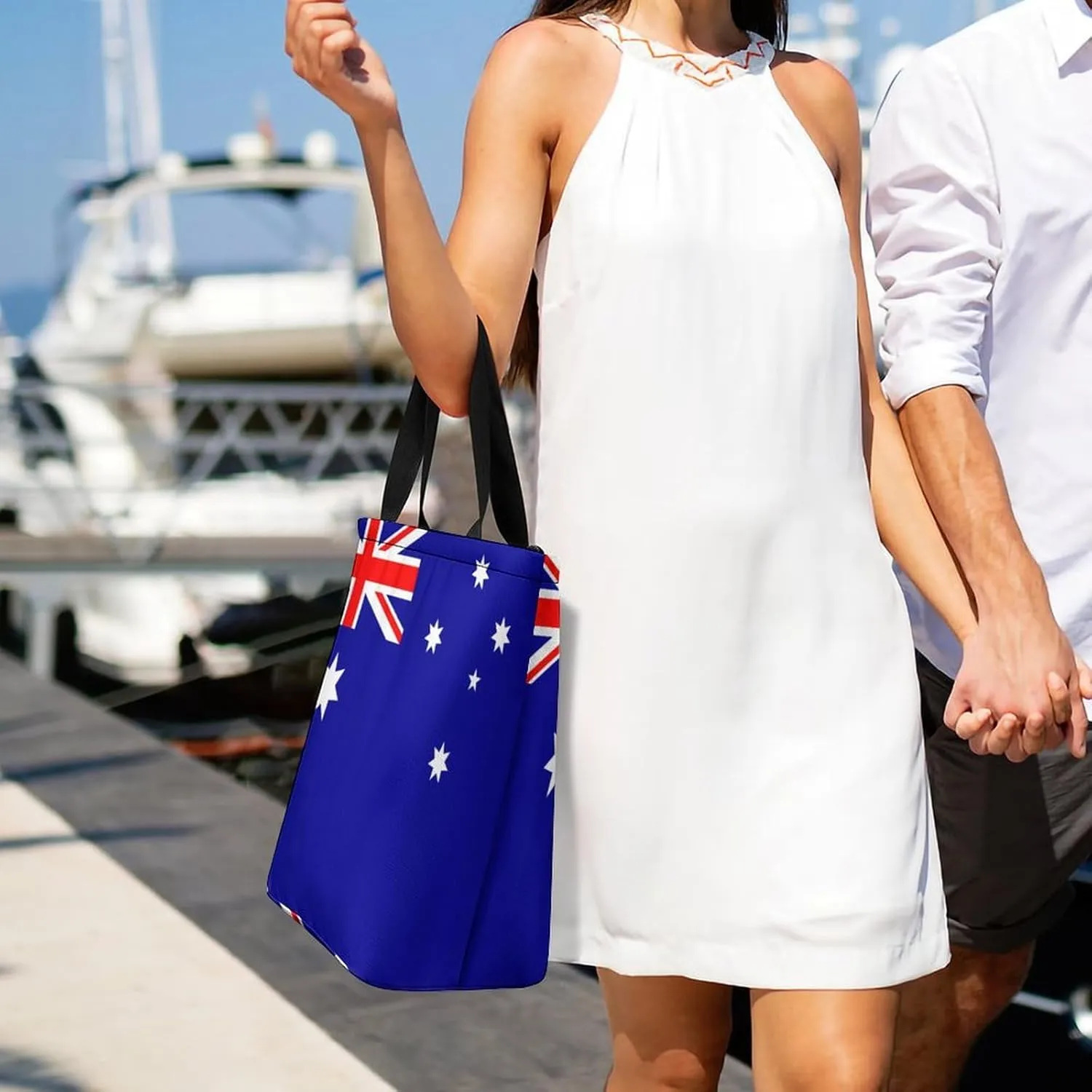 Trendy American Samoa Flag Women's Large Handbag with Zipper for Work and Weekend Activities