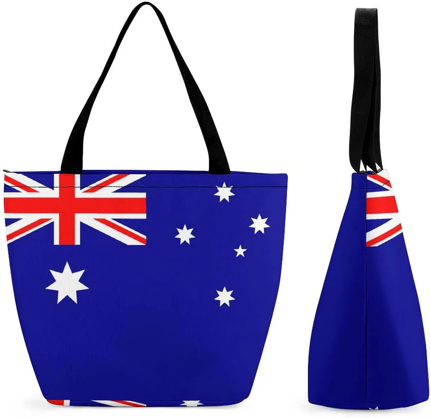 Trendy American Samoa Flag Women's Large Handbag with Zipper for Work and Weekend Activities