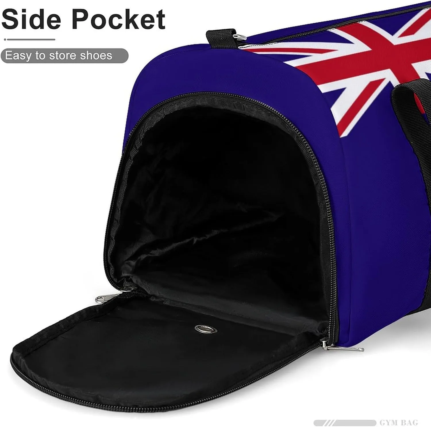 Tristan Da Cunha Flag Duffel Bag for Men Women Waterproof with Shoe Compartment