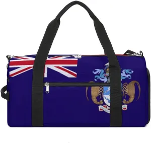 Tristan Da Cunha Flag Duffel Bag for Men Women Waterproof with Shoe Compartment