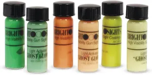 TRUGLO GLO-Brite Hi-Visibility Gun Sight Coatings/Paint Kits for Gun Sights, Adjustment Knobs | Adheres to Metal, Plastic, and Many Other Materials