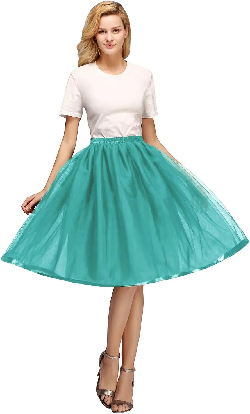 Tulle Tutu Skirt Classic Layered Ballet Tutu Skirts Puffy Skirt Short Cosplay Party Costume for Women and Girls