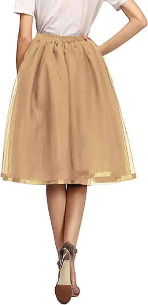 Tulle Tutu Skirt Classic Layered Ballet Tutu Skirts Puffy Skirt Short Cosplay Party Costume for Women and Girls