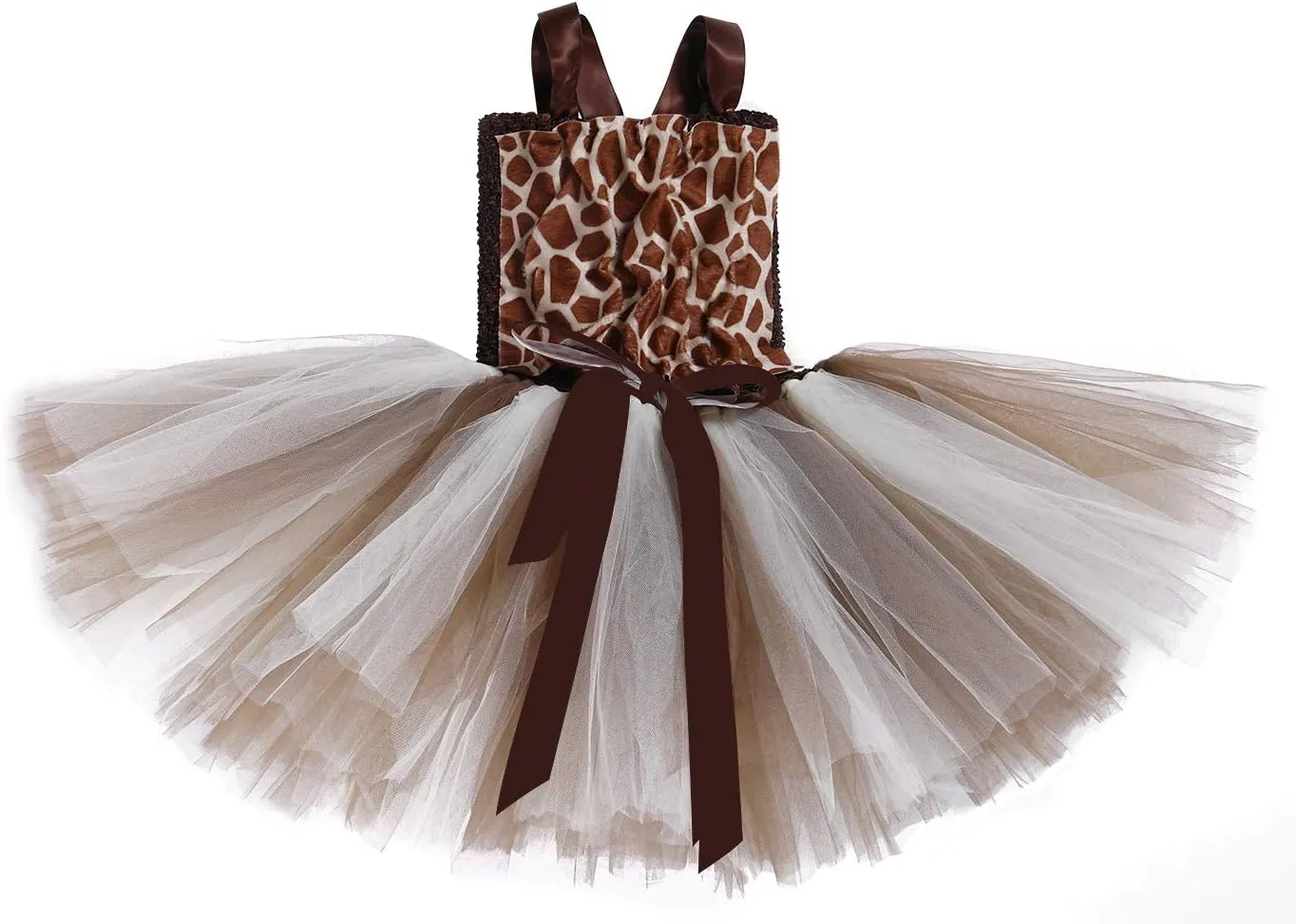 Tutu Dreams Halloween Animal Costumes for Kids Girls 1-10Y Reindeer Giraffe Tiger with Headband Halloween Dress Up Clothes