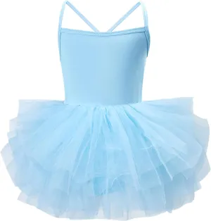 Tutu.kk Toddler Girls Ballet Skirted Leotards Strap Tutu Dress Party Costumes for Dance 18Months to 7t