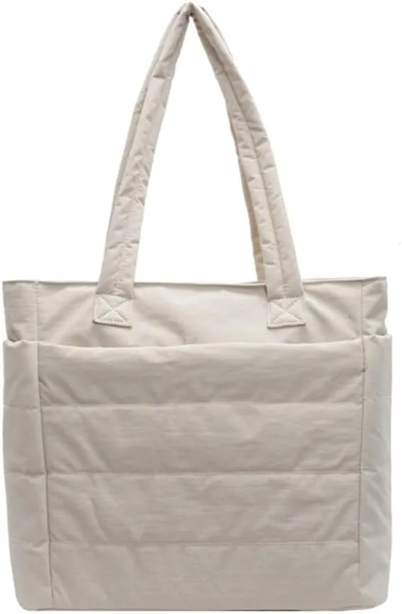 Unique Nylon Shoulder Bag for Women Top Handle Bags Casual Underarm Purse Handbag for Daily Commute and University Use
