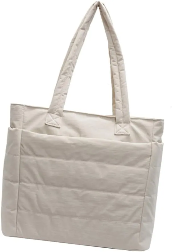 Unique Nylon Shoulder Bag for Women Top Handle Bags Casual Underarm Purse Handbag for Daily Commute and University Use