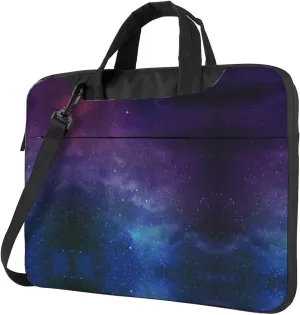 Universe with Stars and Galaxy Interstellar Print Laptop Case and Computer Bag - Versatile Laptop Bag for Men Laptop Shoulder Bag