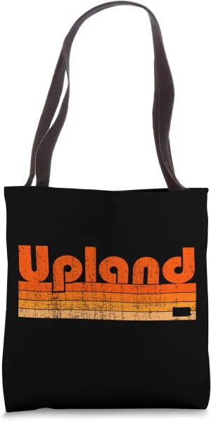 Upland, Pennsylvania Retro 80s Style Tote Bag