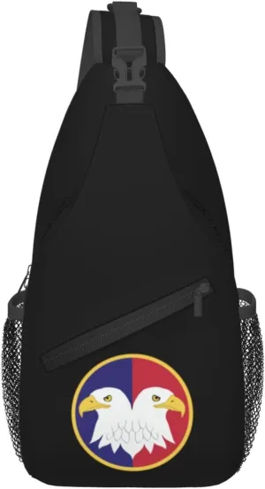 US Army Reserve Command SSI Crossbody Bags For Women Men Chest Backpack Gym Shoulder Bag Travel Outdoor Sports Casual Crossbody Bags
