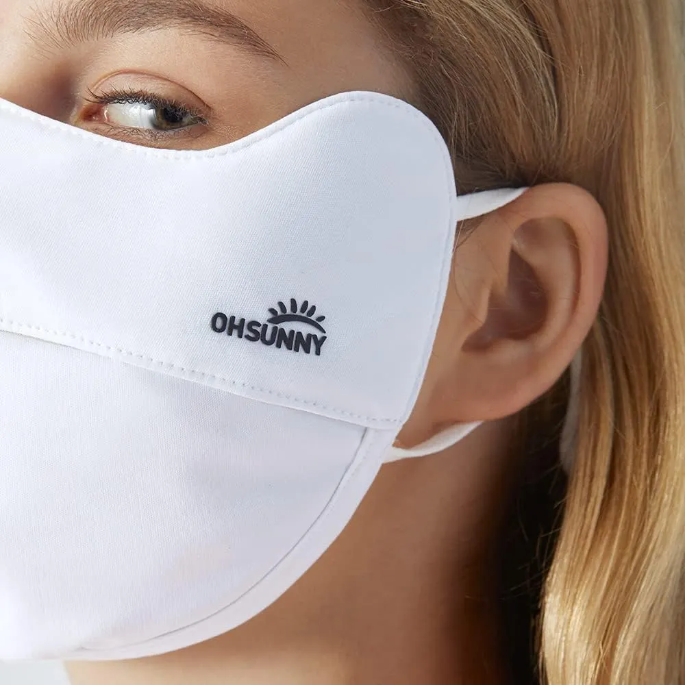 UV Face Cover UPF 50  Women Breathable Face Covering Protection Sunscreen Mask SLN3M072D
