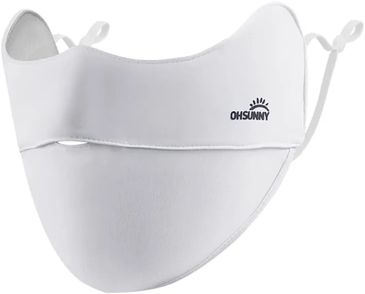 UV Face Cover UPF 50  Women Breathable Face Covering Protection Sunscreen Mask SLN3M072D